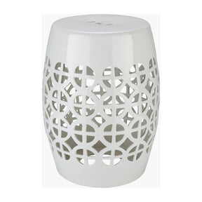 Modern European furniture - Openwork Ceramic Garden Stool - www.oroa.com
