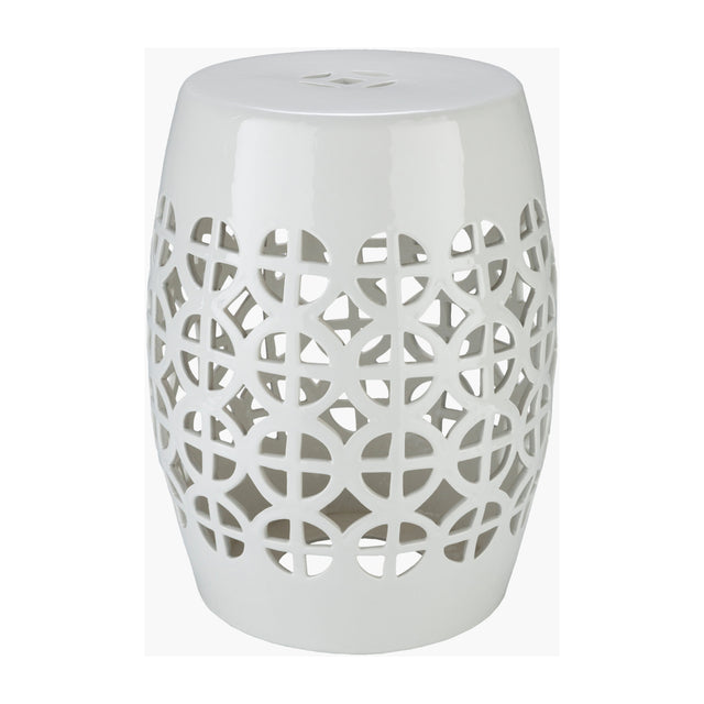 Modern European furniture - Openwork Ceramic Garden Stool - www.oroa.com