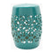 Modern European furniture - Openwork Ceramic Garden Stool - www.oroa.com