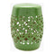Modern European furniture - Openwork Ceramic Garden Stool - www.oroa.com