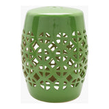 Modern European furniture - Openwork Ceramic Garden Stool - www.oroa.com