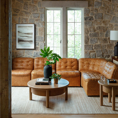 Modern European furniture - Tufted Modular Sofa - www.oroa.com