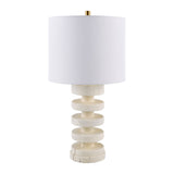 Modern European furniture - Layered Base Accent Table Lamp - www.oroa.com