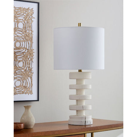 Modern European furniture - Layered Base Accent Table Lamp - www.oroa.com