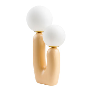   Modern European furniture - Double Round Glass Table Lamp S - www.oroa.com | Oroa.com