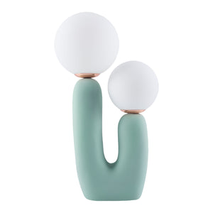   Modern European furniture - Double Round Glass Table Lamp S - www.oroa.com | Oroa.com