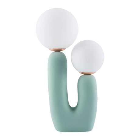 Modern European furniture - Double Round Glass Table Lamp S - www.oroa.com
