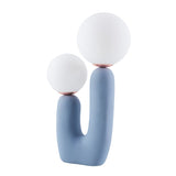 Modern European furniture - Double Round Glass Table Lamp S - www.oroa.com