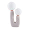 Modern European furniture - Double Round Glass Table Lamp S - www.oroa.com