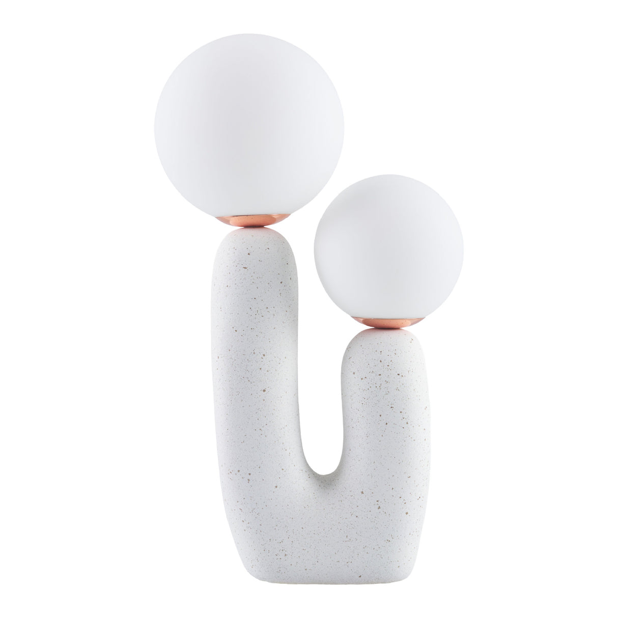   Modern European furniture - Double Round Glass Table Lamp S - www.oroa.com | Oroa.com