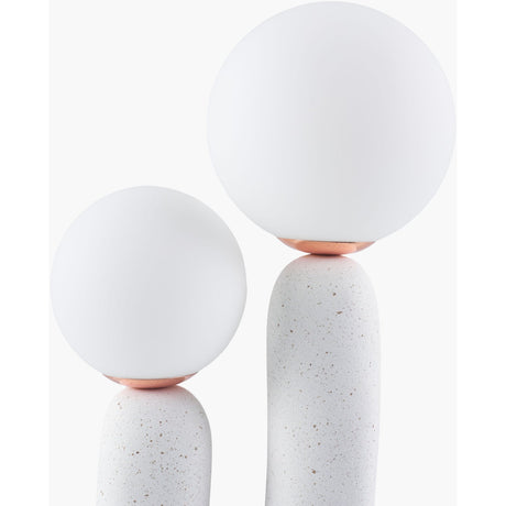Modern European furniture - Double Round Glass Table Lamp S - www.oroa.com