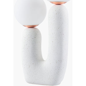   Modern European furniture - Double Round Glass Table Lamp S - www.oroa.com | Oroa.com