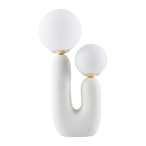 Modern European furniture - Double Round Glass Table Lamp L - www.oroa.com