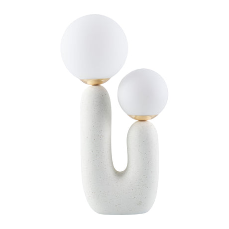   Modern European furniture - Double Round Glass Table Lamp L - www.oroa.com | Oroa.com