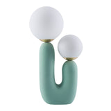 Modern European furniture - Double Round Glass Table Lamp L - www.oroa.com