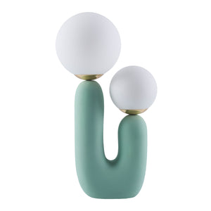   Modern European furniture - Double Round Glass Table Lamp L - www.oroa.com | Oroa.com