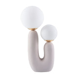 Modern European furniture - Double Round Glass Table Lamp L - www.oroa.com
