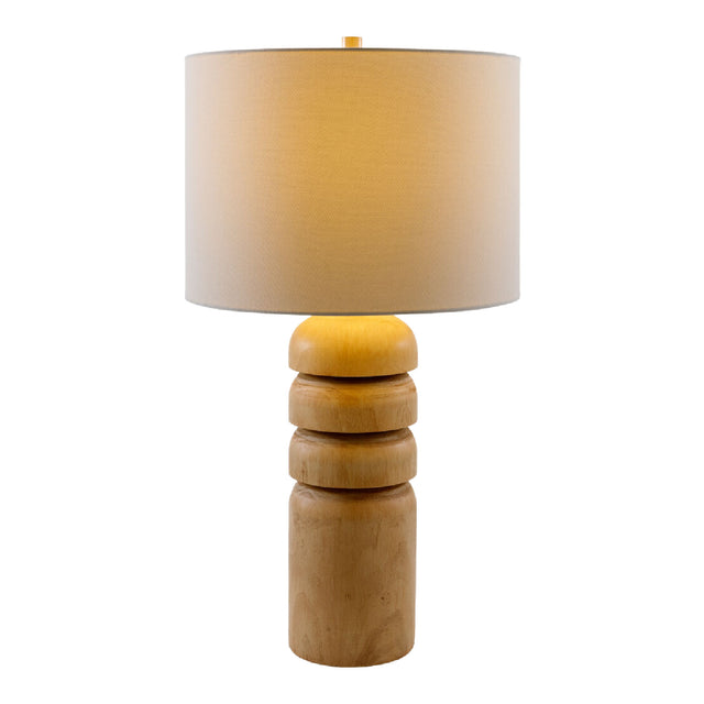 Modern European furniture - Painted Wood Accent Table Lamp - www.oroa.com