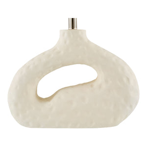   White Carved Accent Table Lamp | Oroa.com