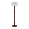 Modern European furniture - Wood Veneer Accent Floor Lamp - www.oroa.com