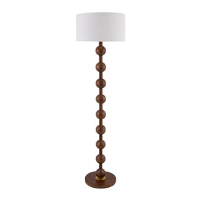 Modern European furniture - Wood Veneer Accent Floor Lamp - www.oroa.com