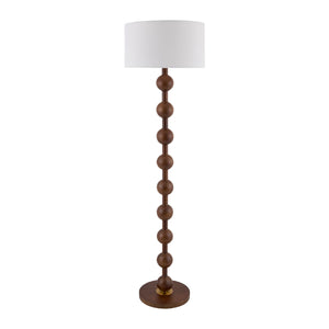   Wood Veneer Accent Floor Lamp | Oroa.com