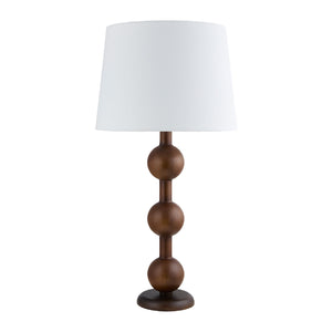   Modern European furniture - Triple Orb Rubberwood Table Lamp - www.oroa.com | Oroa.com