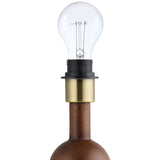 Modern European furniture - Triple Orb Rubberwood Table Lamp - www.oroa.com