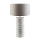 Modern European furniture - Distressed Finish Accent Table Lamp - www.oroa.com