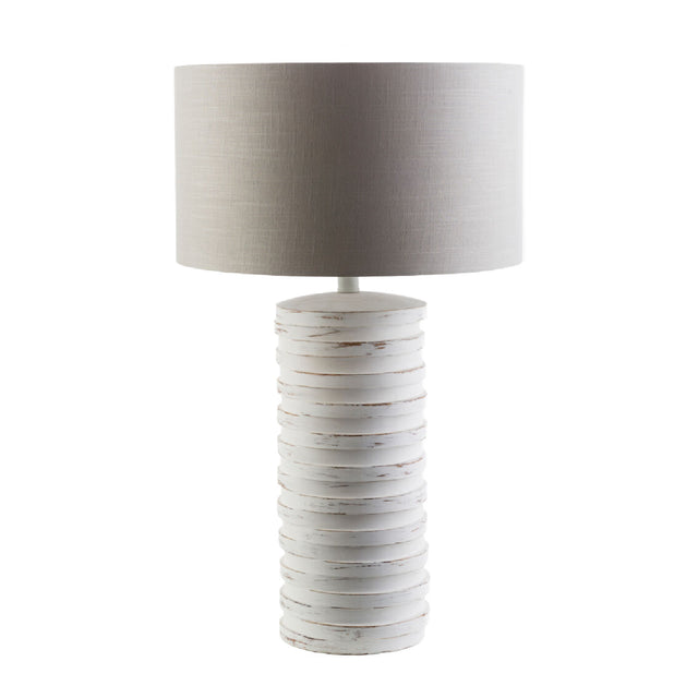 Distressed Finish Accent Table Lamp | Kuda Home Sulak | Oroa.com