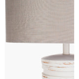 Modern European furniture - Distressed Finish Accent Table Lamp - www.oroa.com