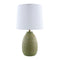 Modern European furniture - High Gloss Ceramic Table Lamp - www.oroa.com