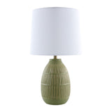 Modern European furniture - High Gloss Ceramic Table Lamp - www.oroa.com