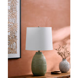 Modern European furniture - High Gloss Ceramic Table Lamp - www.oroa.com