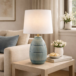   Modern European furniture - High Gloss Ceramic Table Lamp - www.oroa.com | Oroa.com