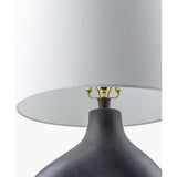 Modern European furniture - Cotton Shade Arched Table Lamp - www.oroa.com