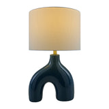 Modern European furniture - Cotton Shade Arched Table Lamp - www.oroa.com