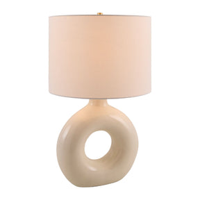 Modern European furniture - Ceramic Ring Accent Table Lamp - www.oroa.com