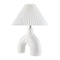 Modern European furniture - Pleated Fabric Arched Table Lamp - www.oroa.com