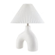 Modern European furniture - Pleated Fabric Arched Table Lamp - www.oroa.com