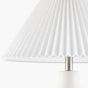   Modern European furniture - Pleated Fabric Arched Table Lamp - www.oroa.com | Oroa.com