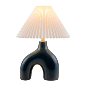   Modern European furniture - Pleated Fabric Arched Table Lamp - www.oroa.com | Oroa.com