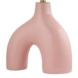 Modern European furniture - Pleated Fabric Arched Table Lamp - www.oroa.com
