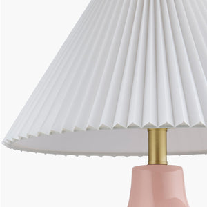   Modern European furniture - Pleated Fabric Arched Table Lamp - www.oroa.com | Oroa.com