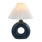 Modern European furniture - Pleated White Fabric Table Lamp - www.oroa.com