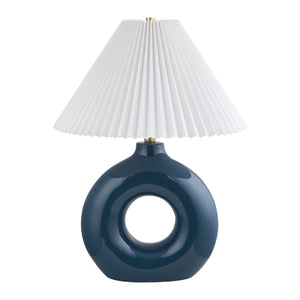   Modern European furniture - Pleated White Fabric Table Lamp - www.oroa.com | Oroa.com