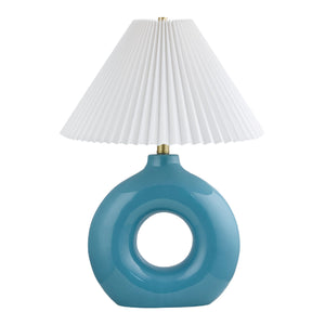  Modern European furniture - Pleated White Fabric Table Lamp - www.oroa.com | Oroa.com