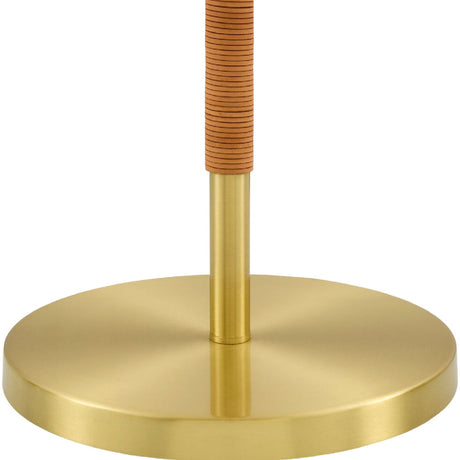 Modern European furniture - Conical Rattan Accent Floor Lamp - www.oroa.com