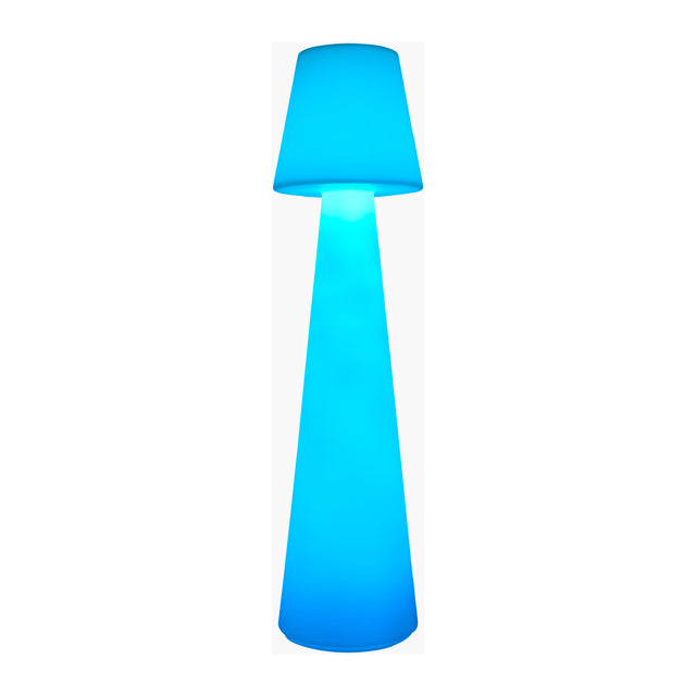 Modern European furniture - Frosted White Outdoor Floor Lamp - www.oroa.com