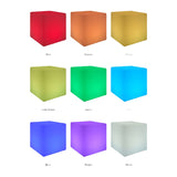 Modern European furniture - White Cube Outdoor Table Lamp - www.oroa.com